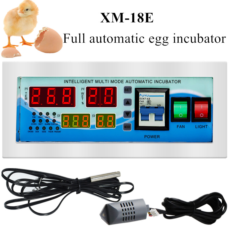 Quail Egg Incubator - XM-18E Full Automatic Egg Incubator Controller