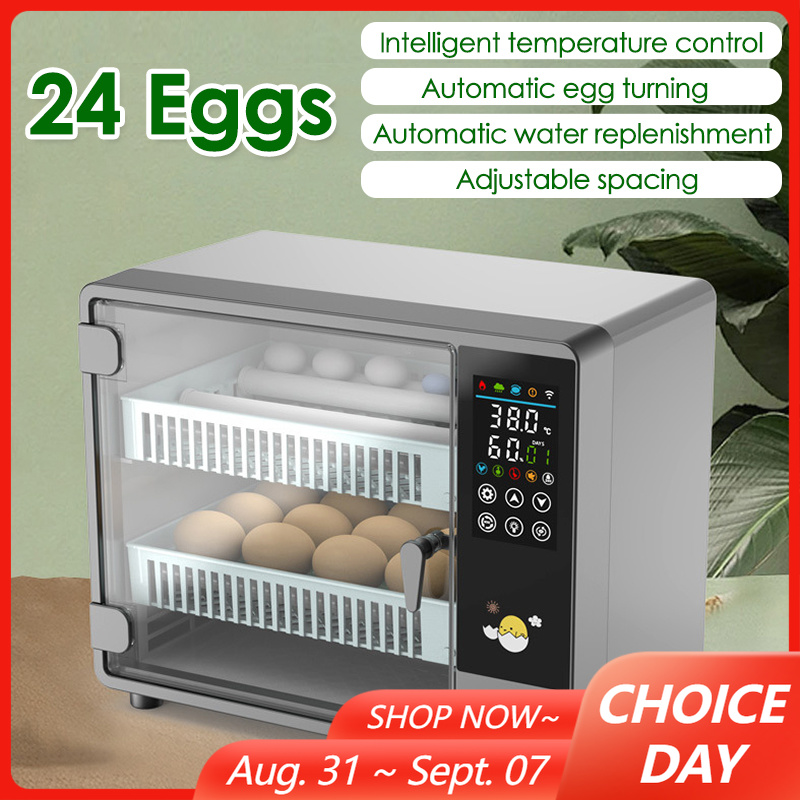 24 Eggs Full Automatic Turning - Quail Egg Incubator review and price