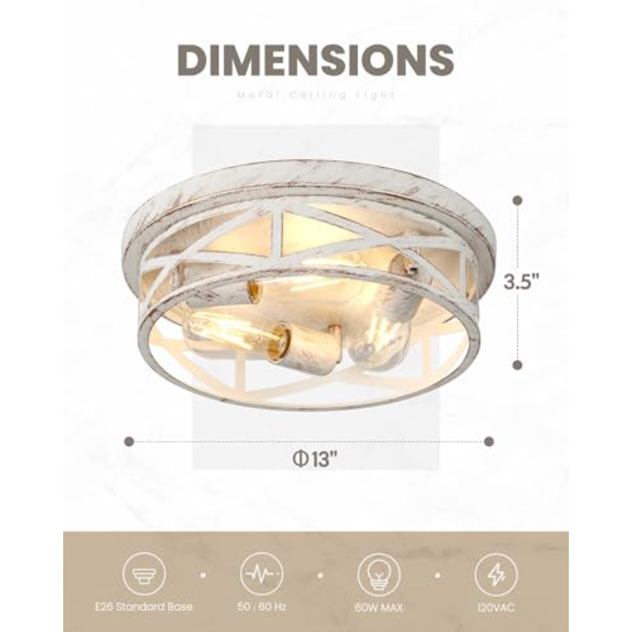 13 inch Flush Mount Ceiling Li - Farming A review and price